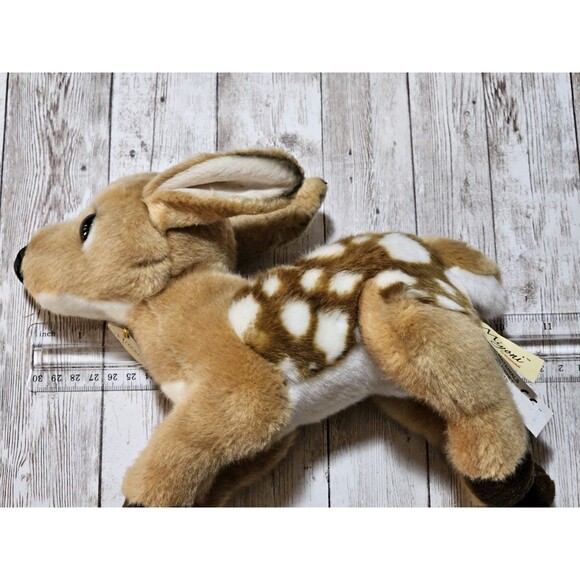 Miyoni by Aurora Spotted Baby Deer Fawn Plush 10” Stuffed Animal 2020 Realistic - Picture 5 of 11